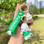 Kawaii Sanrio Nyckelring e Cartoon Pochacco Doll Pendant Bilnyckel - stock Green