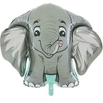 Ballonim® Ballons éléphant d'environ 80 cm - Ballons en aluminium - Décoration d'anniversaire