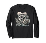 Twin Flame Skeleton Couple Eternal Love Lovers Forever Long Sleeve T-Shirt