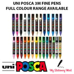 Uni Posca Marker Pens Pc-3m Fine Tip Choose Pack Sizes - Mix & Match Any Colours