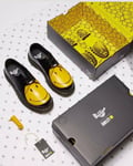 NEW WITH BOX! Dr Martens 1461 Smiley Shoes Size UK 8