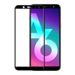 GEAR Herdet Glass 3D Full Cover Svart Samsung A6+