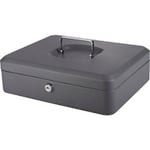 Pavo Money Manager Cash Box Key lock 300 x 250 x 88 mm Dark Grey