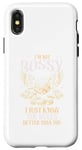 Coque pour iPhone X/XS I'm Not Bossy I Just Know the Rules Jeu de société Humour