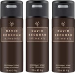 David Beckham Intimately Beckham Deodorant Anti-Perspirant Body Spray for Men, 1