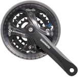 SHIMANO Mixte Acera Trekking Fc-m361 4 Pans 7/8 Vitesses P dalier, Noir, 170 mm - 48-38-28 EU