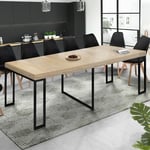 Table console extensible toronto 14 personnes 300 cm design industriel