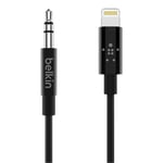 Belkin Kabel fra Lightning til hodetelefonsjakk - Lightning / audio - 91.4 cm