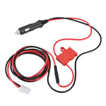 12V Dc Power Cord Cable Cigarette Lighter Plug With Double Fuse For Mobile Part