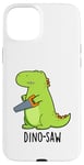 Coque pour iPhone 15 Plus Dino-saw Jeu de mots drôle dinosaure