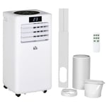 HOMCOM 10000 BTU Air Conditioner Portable AC Unit with Remote, for Bedroom