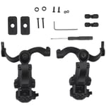 Tactical Headset Holder Helmet-Mounted Accessory Rail Adaptor Kit4277