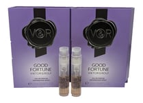 2x Viktor & Rolf GOOD FORTUNE Eau De Parfum (2x 1.2ml Sample Spray) Ladies EDP