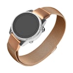 Fast Universal Garmin 20mm QuickFit Mesh Metallstropp - Rose Gold