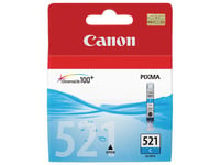 Canon CLI-521C - 9 ml - cyan - original - blekkbeholder - for PIXMA iP3600  iP4700  MP540  MP550  MP560  MP620  MP630  MP640  MP980  MP990  MX860 