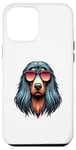 Coque pour iPhone 12 Pro Max Rétro Lunettes De Soleil Afghan Hound Balkh Hound