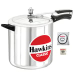 12 Litre Hawkins Classic Aluminium Pressure Cooker - Stovetop Pressure Cooker