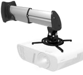 Duronic PB10XM Support Plafond et Mural Haute-résistance pour vidéoprojecteur - Rotatif inclinable et pivotant avec Bras prolongateur