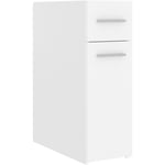 Maisonchic - Armoire de rangement, Armoire d'apothicaire blanc 20x45,5x60 cm aggloméré pks53625 Maison Chic