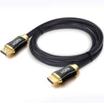 4K HDMI Cable Gold Plated Braided 2.0 High Speed 5 Metre Lead 2160P 3D HDTV