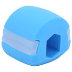 FOLOSAFENAR Silica Gel High Reliability Chin Jaw Muscle Trainer,Strengthen and Shape Jaw Line(blue)