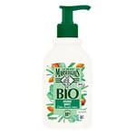 Le Petit Marseillais | Crème lavante mains BIO Amande Douce (flacon-pompe de 290 ml) – Savon liquide avec 98 % d'ingrédients d'origine naturelle – Savon mains antibactérien sans sulfate ni colorant