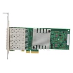 PCI E X4 Gigabit Ethernet -verkkokortti I350AM4 piirisarja Quad SFP -portti 1000 Mbps PCI 2.1 X4 Ethernet -palvelinverkkosovitin