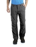 Maier Sports Pantalon Convertible zippé pour Homme, 100% PA en 12 Tailles, Pantalon Fonctionnel, d'extérieur, de randonnée, à Zip, séchage Rapide, Homme, Trave, Noir