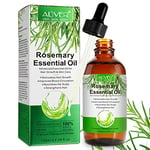 VXHDAG Rosemary Oil for Hair Growth & Skin Care - 100% Pure Rosemary Essential Oil for Eyebrow and Eyelash, Nourishes The Scalp, Stimulates Hair Growth for Men Women 120ML