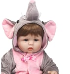 Mignon bébé Reborn poupée Doux réel Toucher Silicone Vinyle poupée Beau bébé Meilleurs Jouets et Cadeau pour Enfants pour Enfant de 3 Ans et Plus Jouets