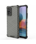 Coque Antichoc Modèle Nid d'Abeille Xiaomi Redmi Note 10 Pro - Gris Anthracite