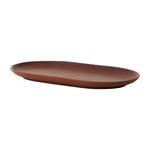 Design House Stockholm Sand tallrik oval 12,5x20 cm Red clay