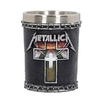 Nemesis Now B4683N9 Metallica-Master of Puppets Shot Glass 7cm, Resin w/Stainless Steel Insert, Black