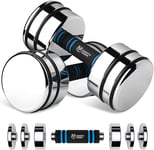 Northdeer Steel Dumbbells Ultracompact Adjustable 2.5kg 5kg 7.5kg 10kg 15kg 25kg