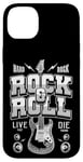 Coque pour iPhone 14 Plus Chemises Rock & Roll, I Love Rock Music, Rock & Roll Freedom