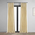 HPD Half Price Drapes Rideau en Soie texturé Dupioni (1 Panneau), 50 x 108, Biscotti DIS-ID15-108