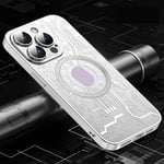 Iphone 15 Pro Max/15 Ultra Magnetic Case -yhteensopiva Magsafen kanssa, Circuit Mechanical Gear Pattern Thin Cool Case 15 Pro Max/15 Ultra