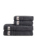 GANT Home - Organic Premium Terry Handduk Anchor Grey 4-pack från Sleepo