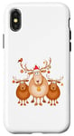 Coque pour iPhone X/XS Ho Ho Ho Rennes