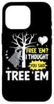 Coque pour iPhone 16 Pro Free 'EM I Thought You Said Tree 'EM Funny Raccoons Lovers