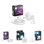 Philips Hue White & Color Ambiance Indoor LightStrips + White & Color Ambiance Indoor LightStrips+ 1m extension et rallonge + Pont de Connexion + Smart Button Bouton Télécommande Intelligent Connecté