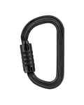 Petzl Vulcan Mousqueton Asymétrique Triact-Lock, Noir (INT)