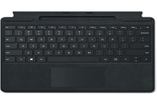 Clavier Microsoft Surface Pro Signature Keyboard Noir Microsoft Cover port QWERTY Anglais