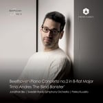 Jonathan Biss, Swedish Radio Symphony Orchestra, Pekka Kuusisto  Beethoven 5 Vol. 3  Beethoven Piano Concerto No. 2 in Bflat Major &amp; Timo Andres &#039;The Blind Banister&#039;  CD