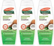 Palmers Coconut Oil Formula Moisture Boost Shampoo 400ml  x 3
