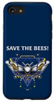 iPhone SE (2020) / 7 / 8 Save the Bees Steampunk Cyberpunk Cyborg Bee Robot Case