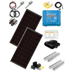 SKANBATT 107x55 - 2x110w - Slim&Short Carthago komplett kit Monopanel med VICTRON BT MPPT