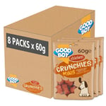 Good Boy Crunchies Mini Chicken - Natural Dog Treats - Training Treats - Bulk Box - 8 x 60g