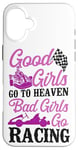 iPhone 16 Plus Go Kart Racing Girl Female Vintage Good Girls Go To Heaven Case