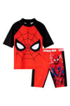 Marvel Spiderman Boys Swimsuit 2 Pieces Swimming Costume Swimwear Beachwear